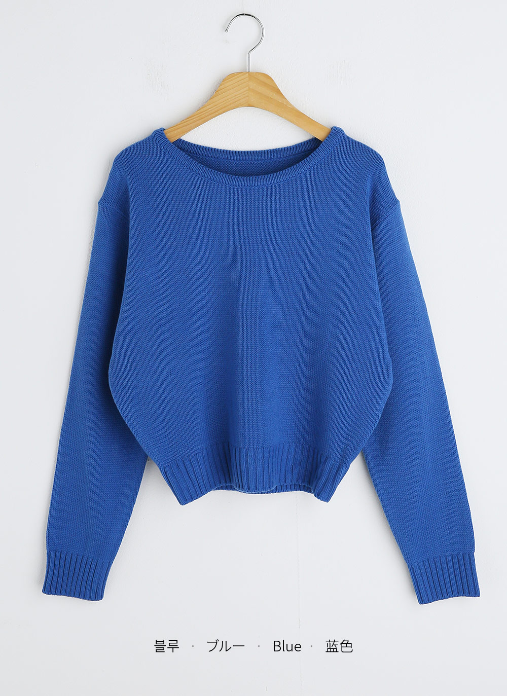 ラウンドネッククロップドニット | 詳細画像13