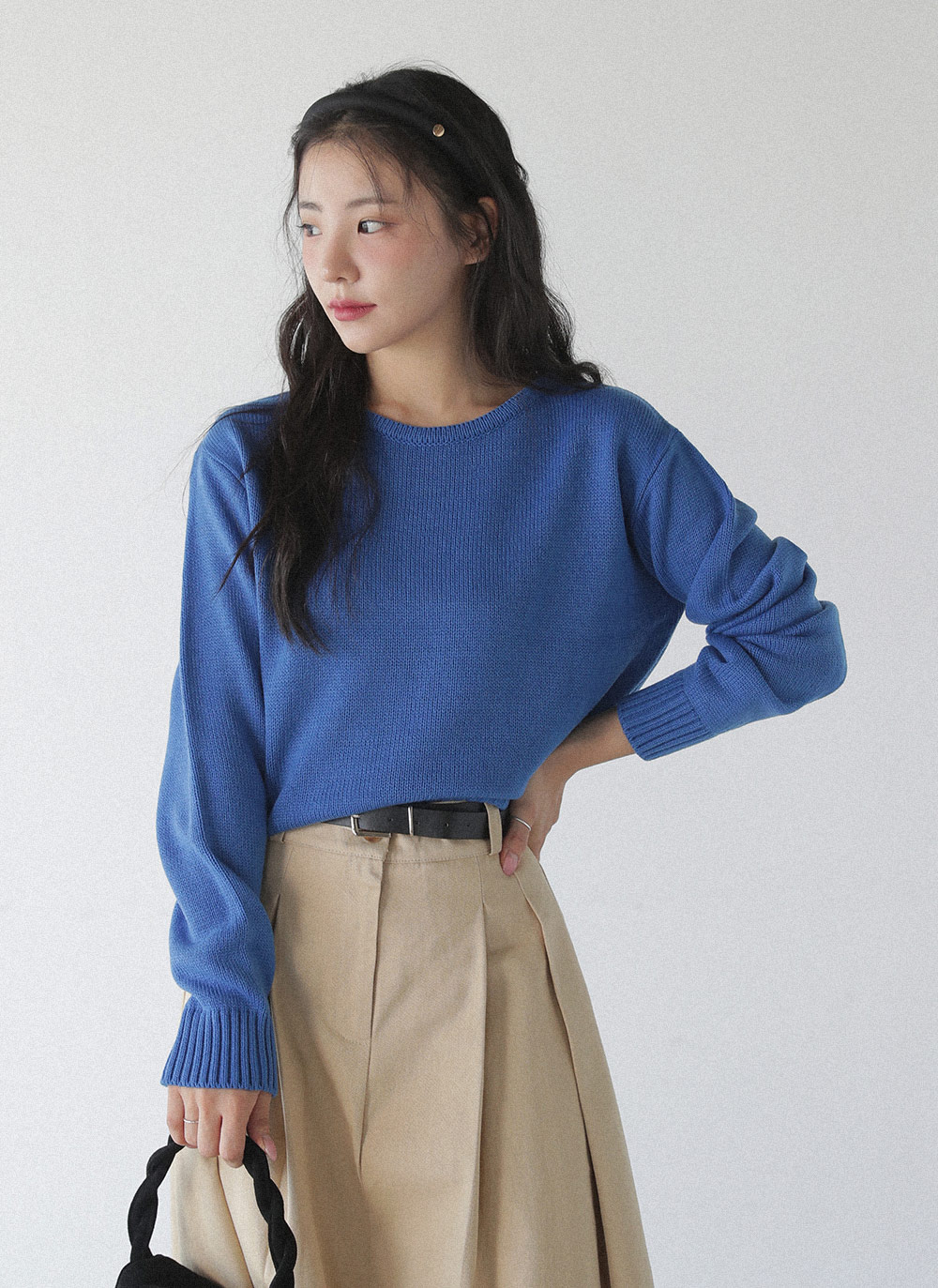 ラウンドネッククロップドニット | 詳細画像10