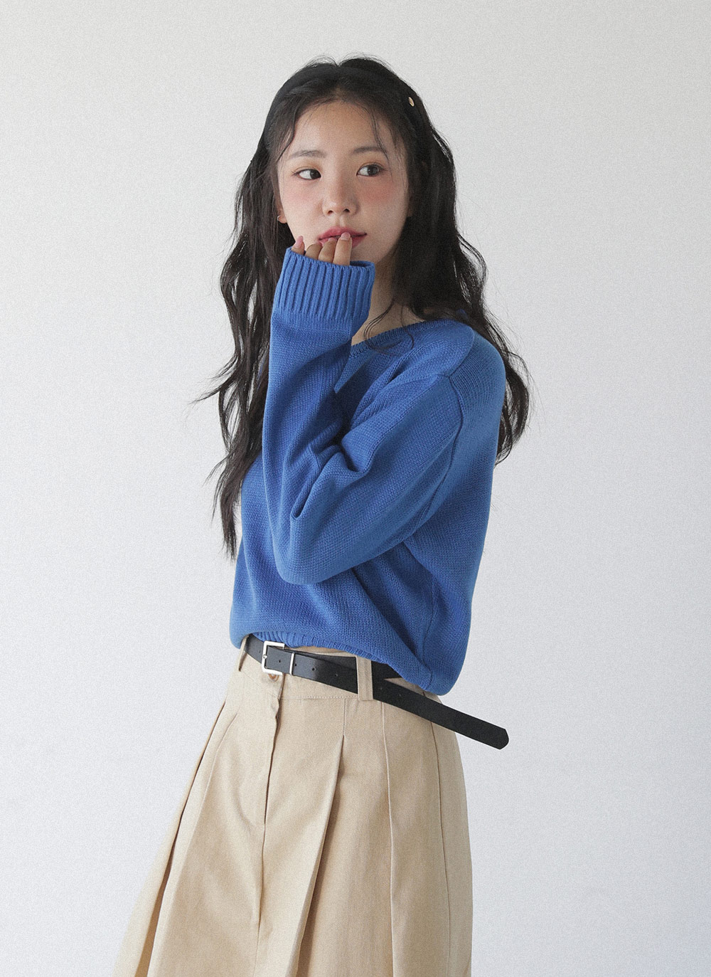 ラウンドネッククロップドニット | 詳細画像11