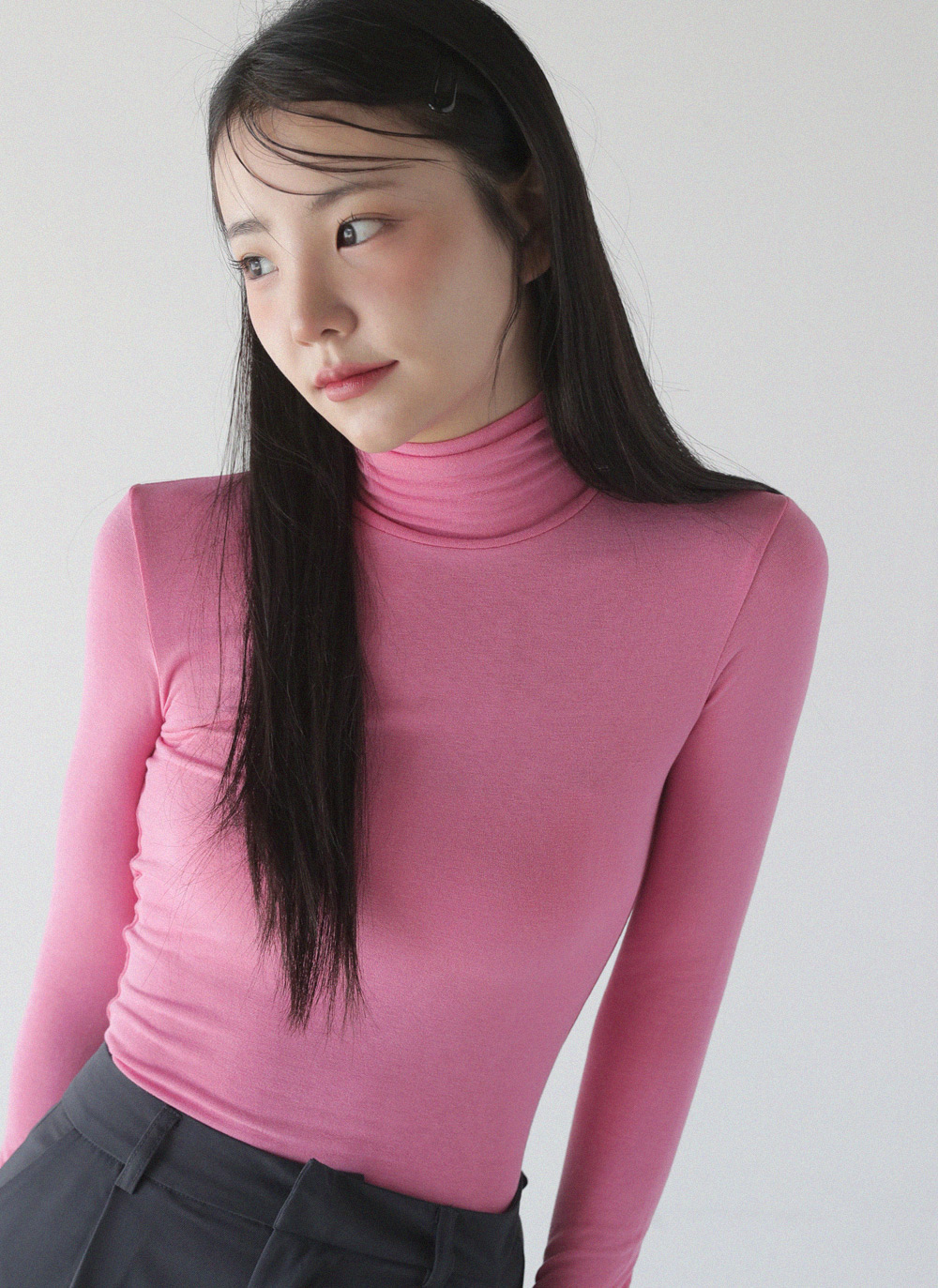 ハイネックスリム長袖Tシャツ | 詳細画像3