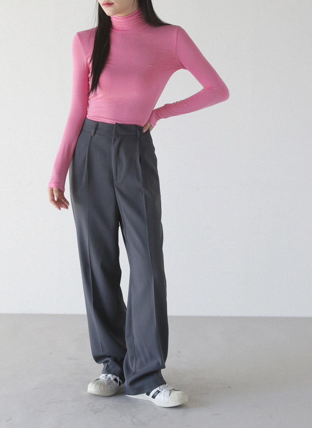 ハイネックスリム長袖Tシャツ | 詳細画像5