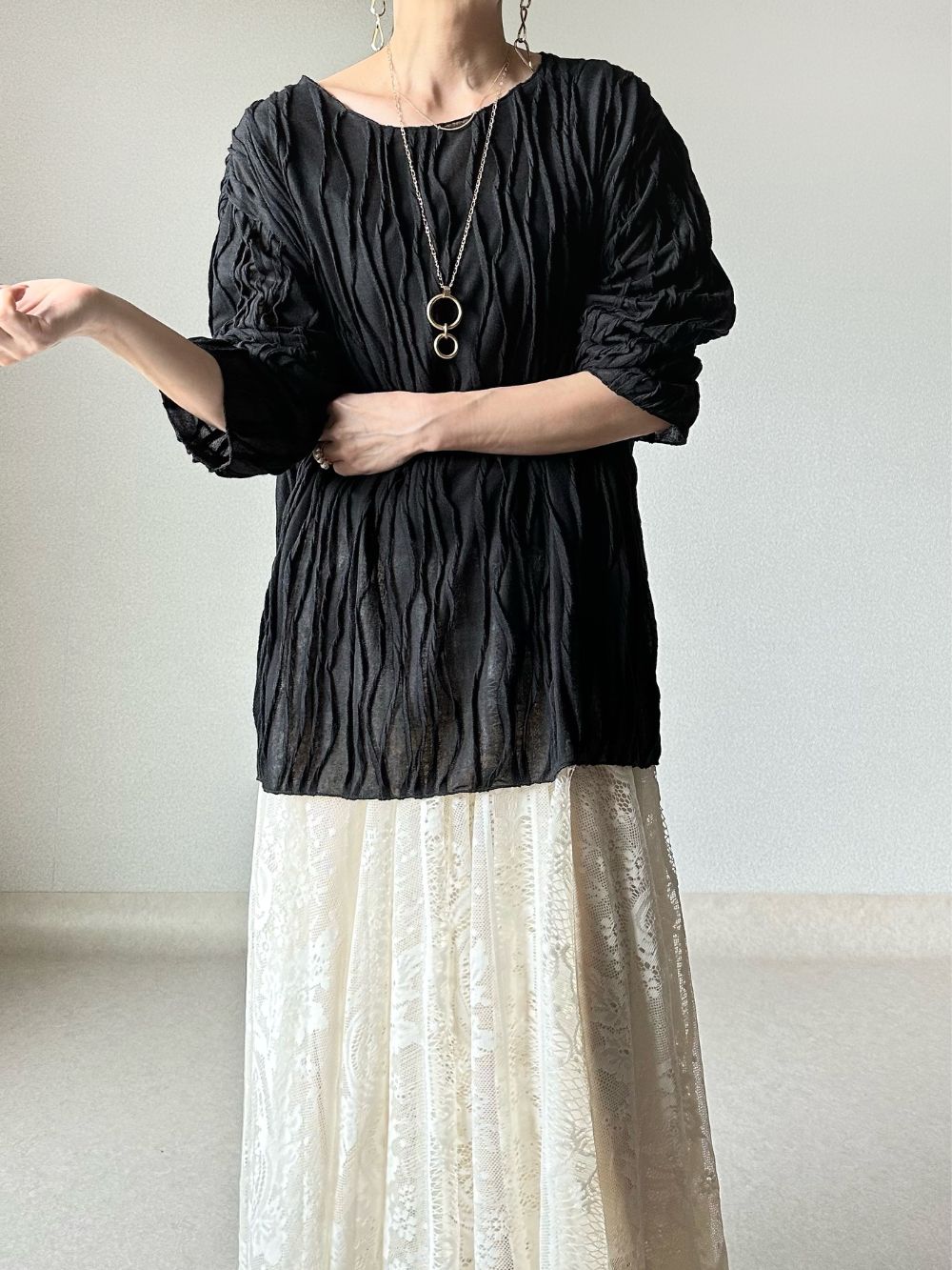 ウェーブディティールブラウス | 詳細画像10