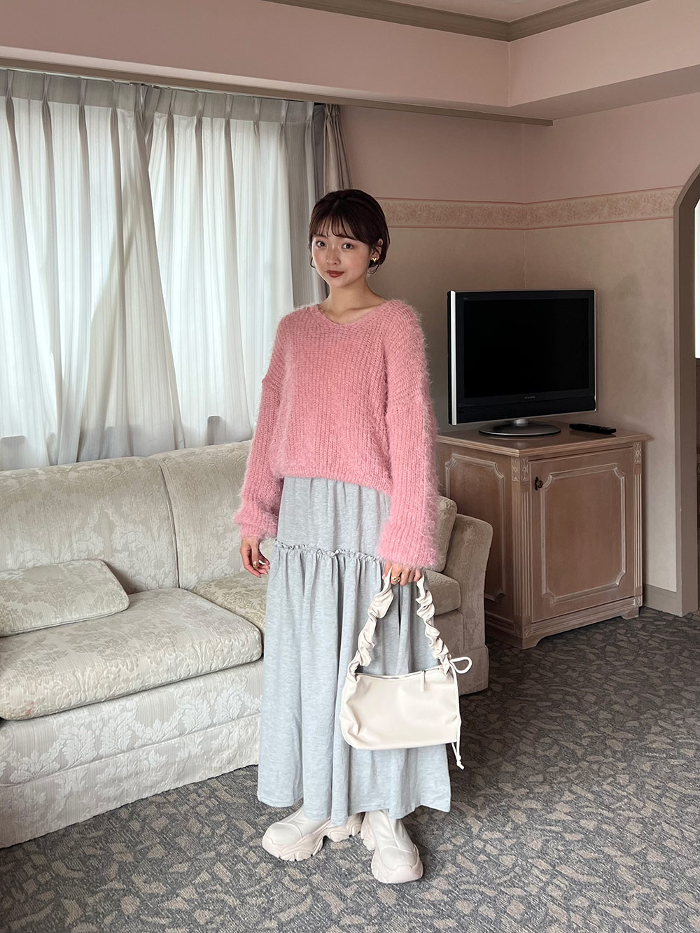 新品未使用　SY32 BY SWEET YEARS フリルスカート サイズL サイドスリットフリルスカート | レディースファッション通販 - DHOLIC