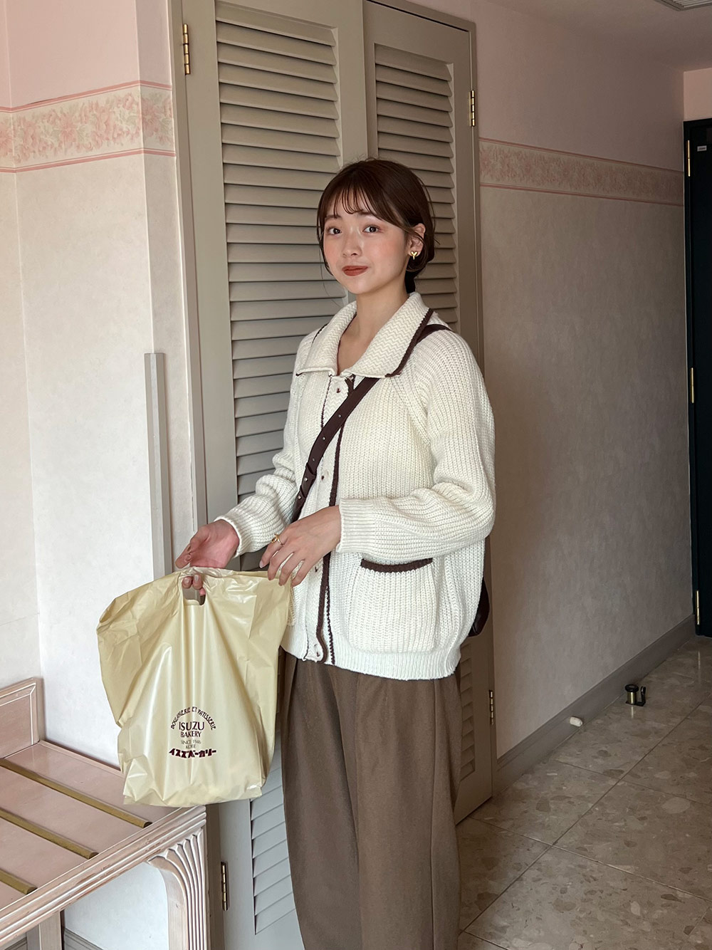 ボリュームニットカラーカーディガン | 詳細画像14