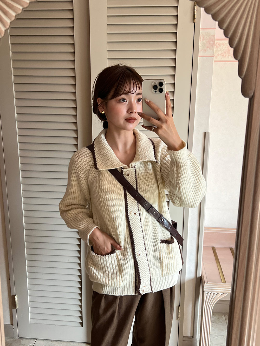 ボリュームニットカラーカーディガン | 詳細画像23