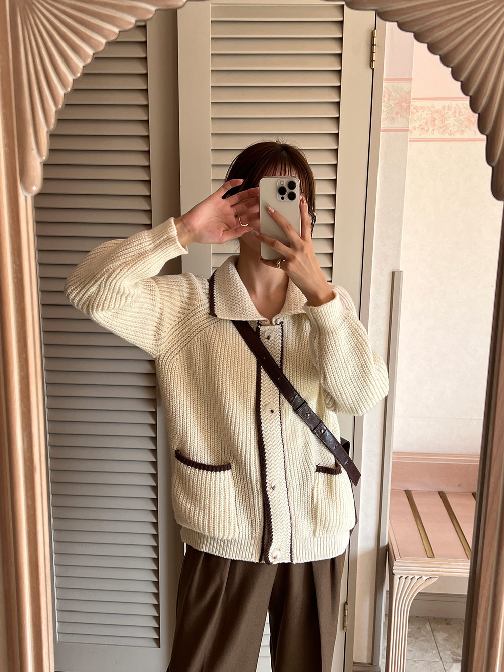 ボリュームニットカラーカーディガン | 詳細画像25