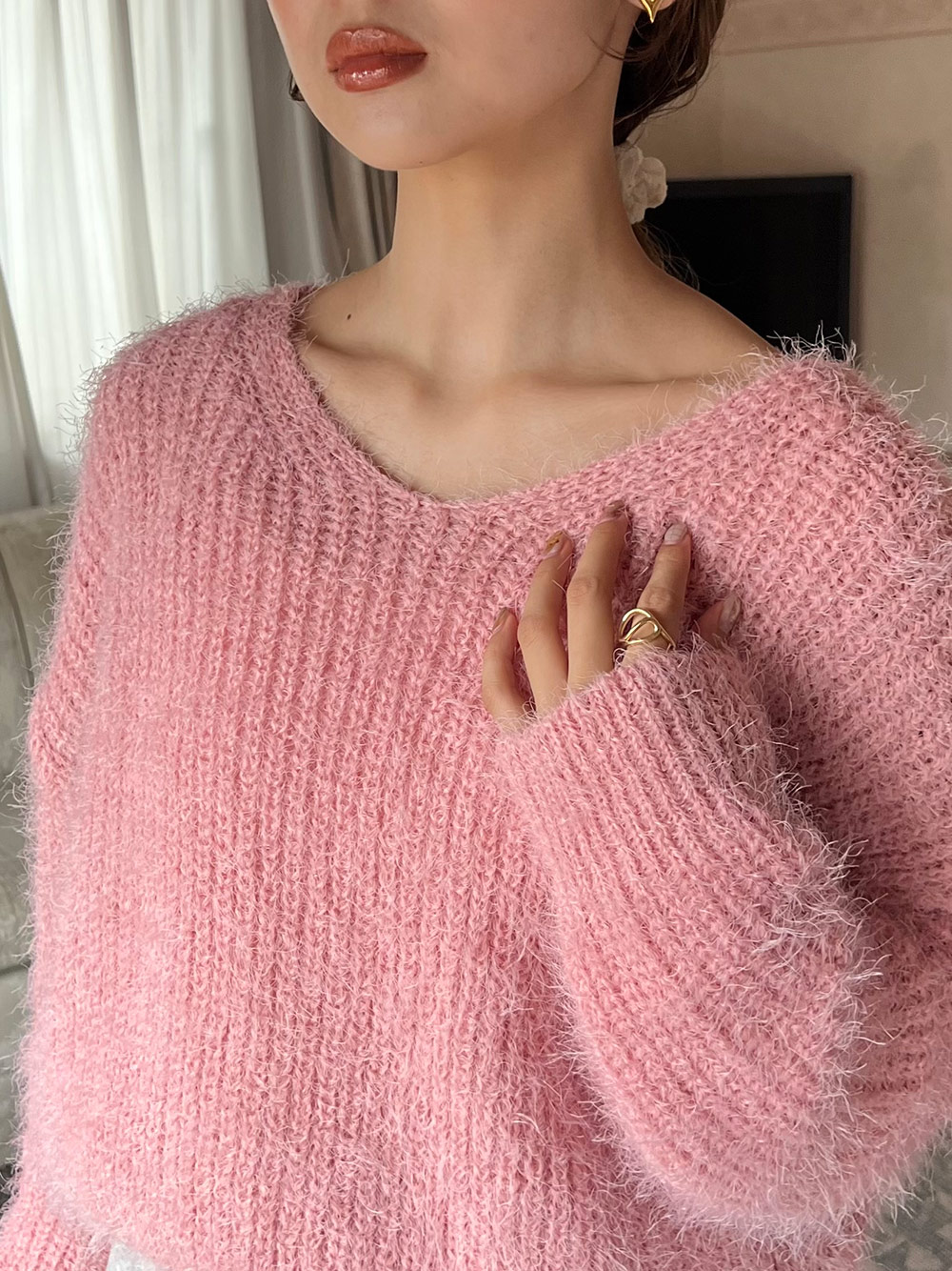 ファータッチルーズニット | 詳細画像3