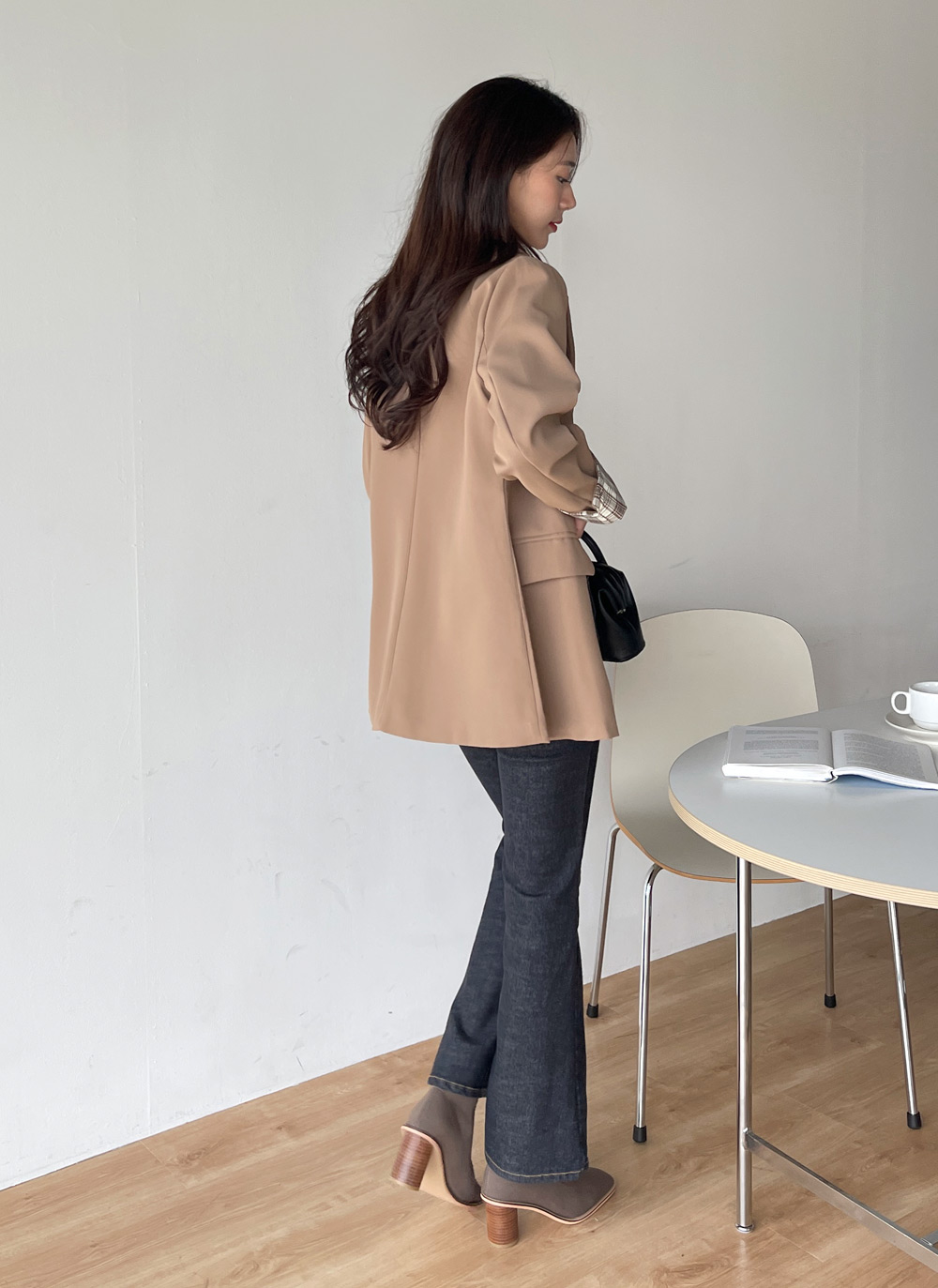 チェックスリーブダブルジャケット | DHOLIC | 詳細画像5