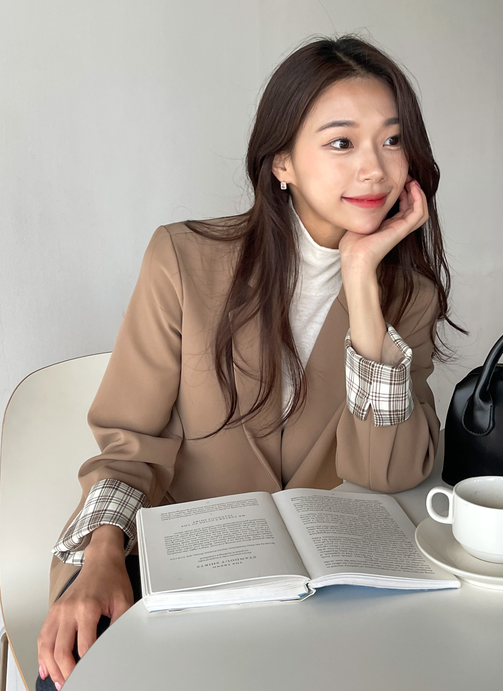 チェックスリーブダブルジャケット | DHOLIC | 詳細画像7