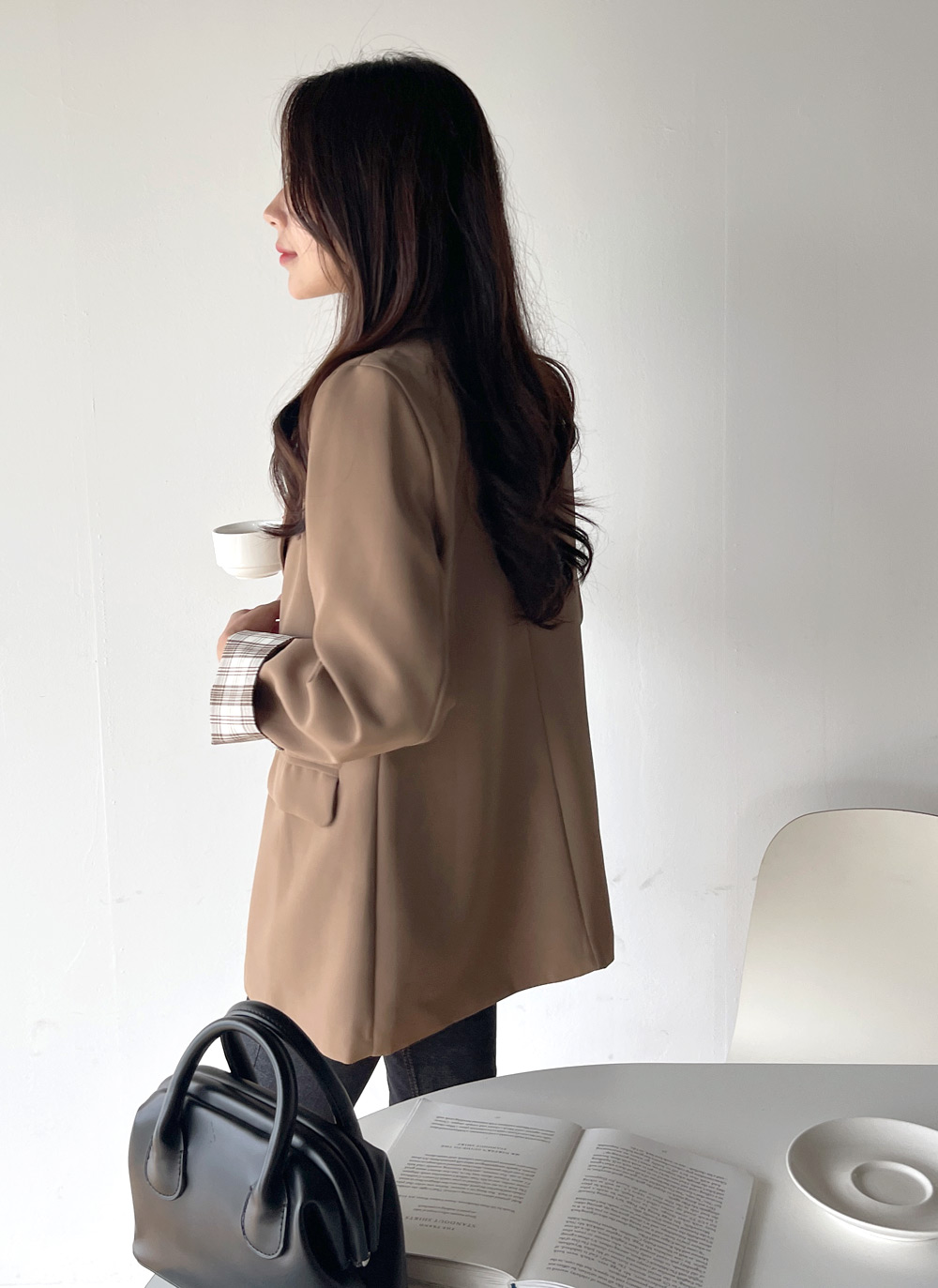 チェックスリーブダブルジャケット | DHOLIC | 詳細画像14