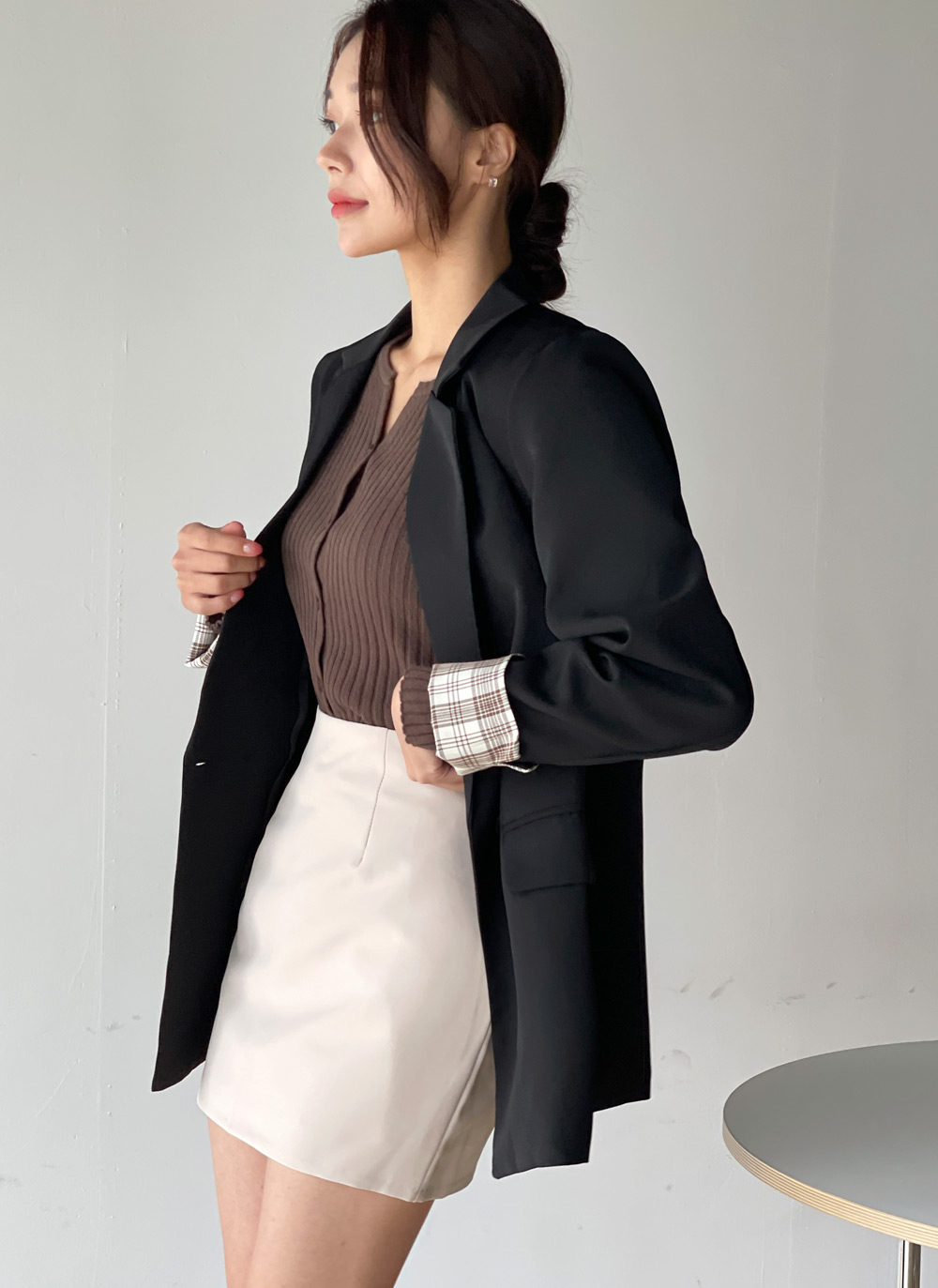 チェックスリーブダブルジャケット | DHOLIC | 詳細画像18