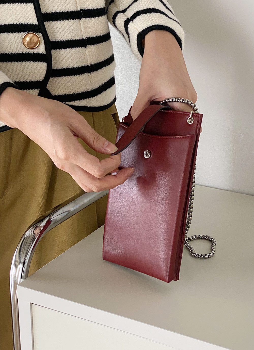 チェーンショルダーミニバッグ | DHOLIC | 詳細画像4