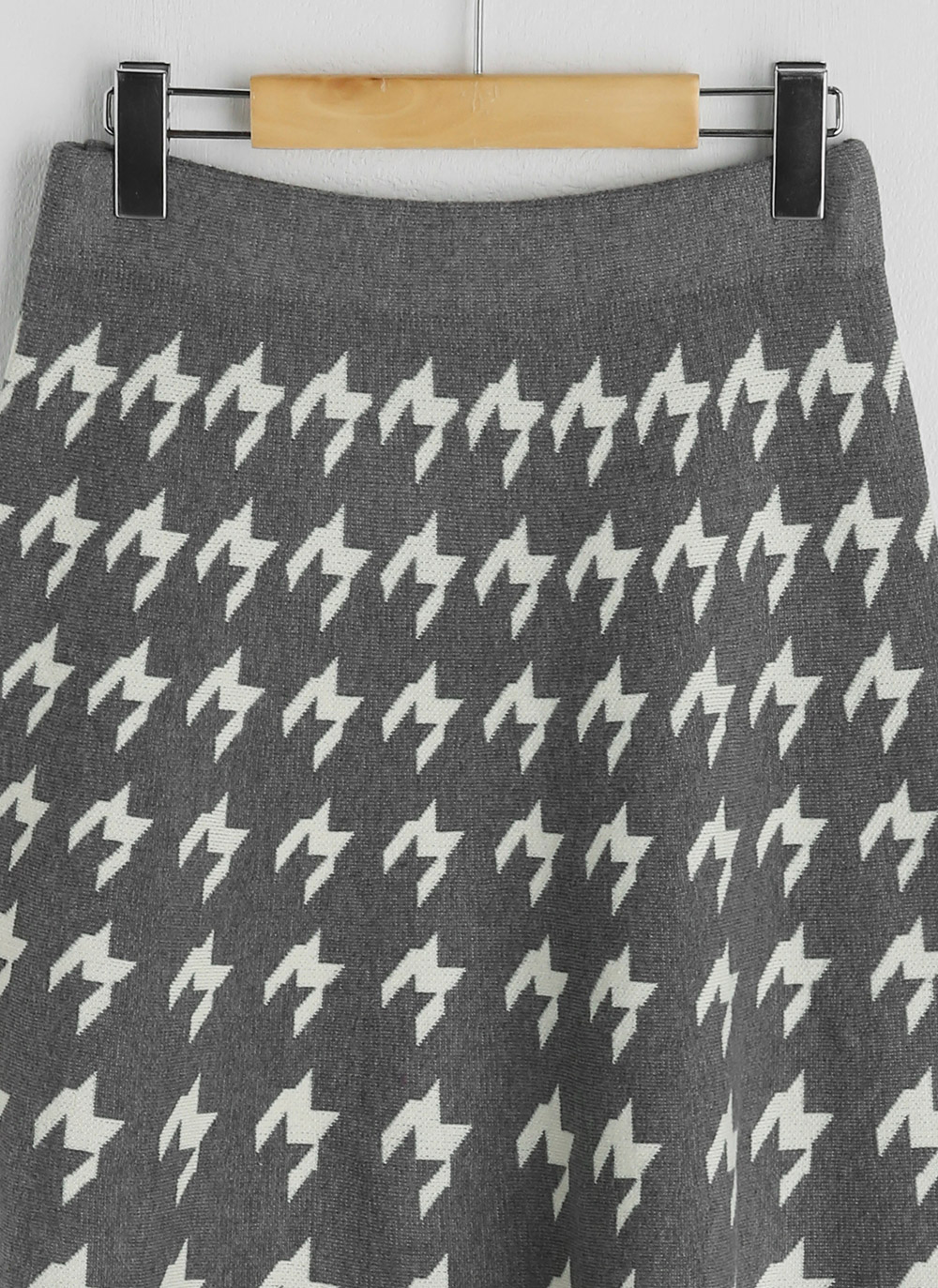 ハウンドトゥースニットAラインスカート | DHOLIC | 詳細画像15