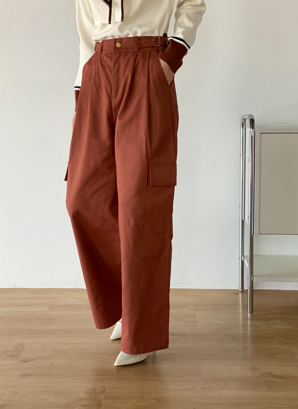 ウエストベルトワイドカーゴパンツ | DHOLIC | 詳細画像10
