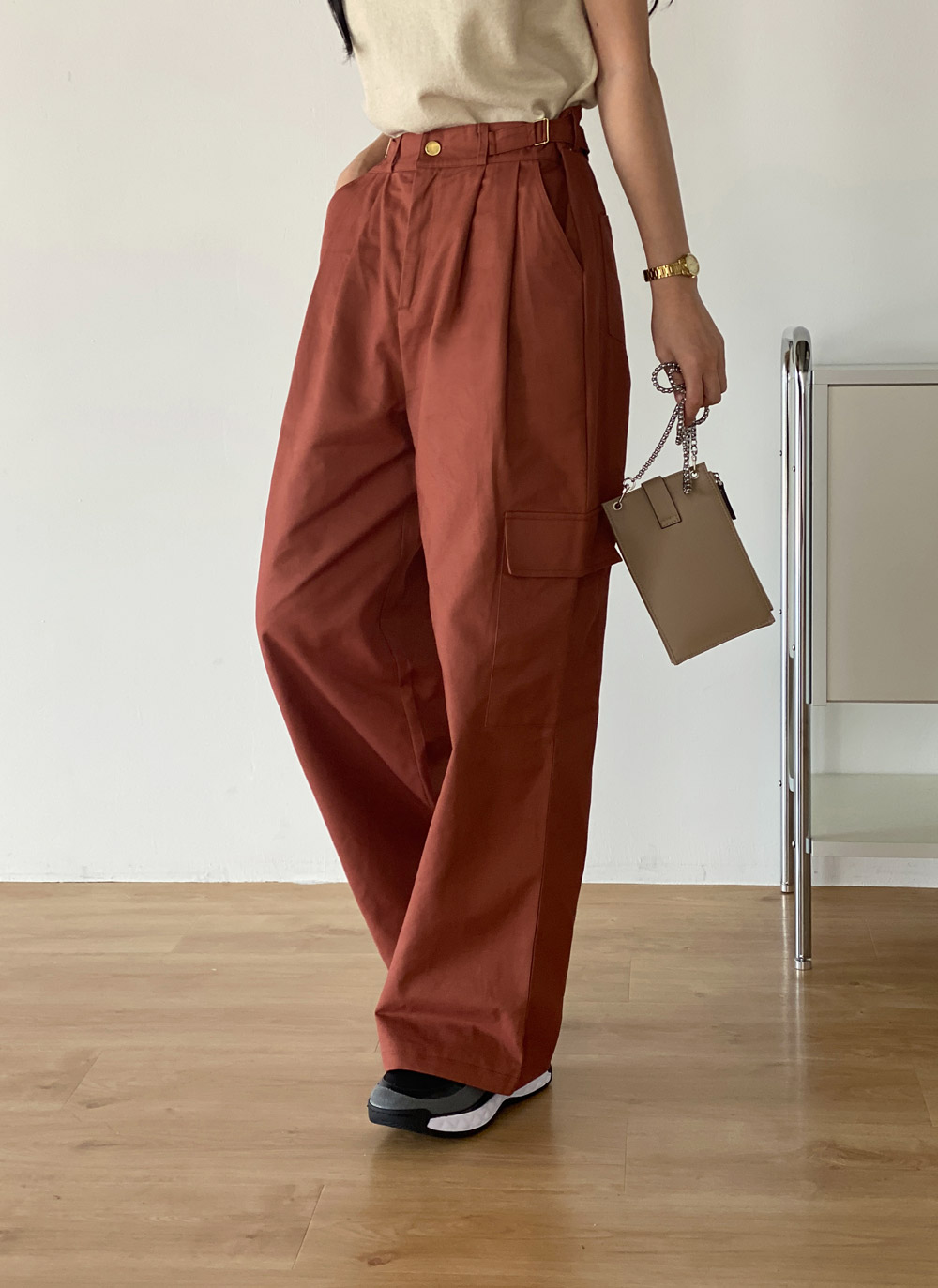 ウエストベルトワイドカーゴパンツ | DHOLIC | 詳細画像13