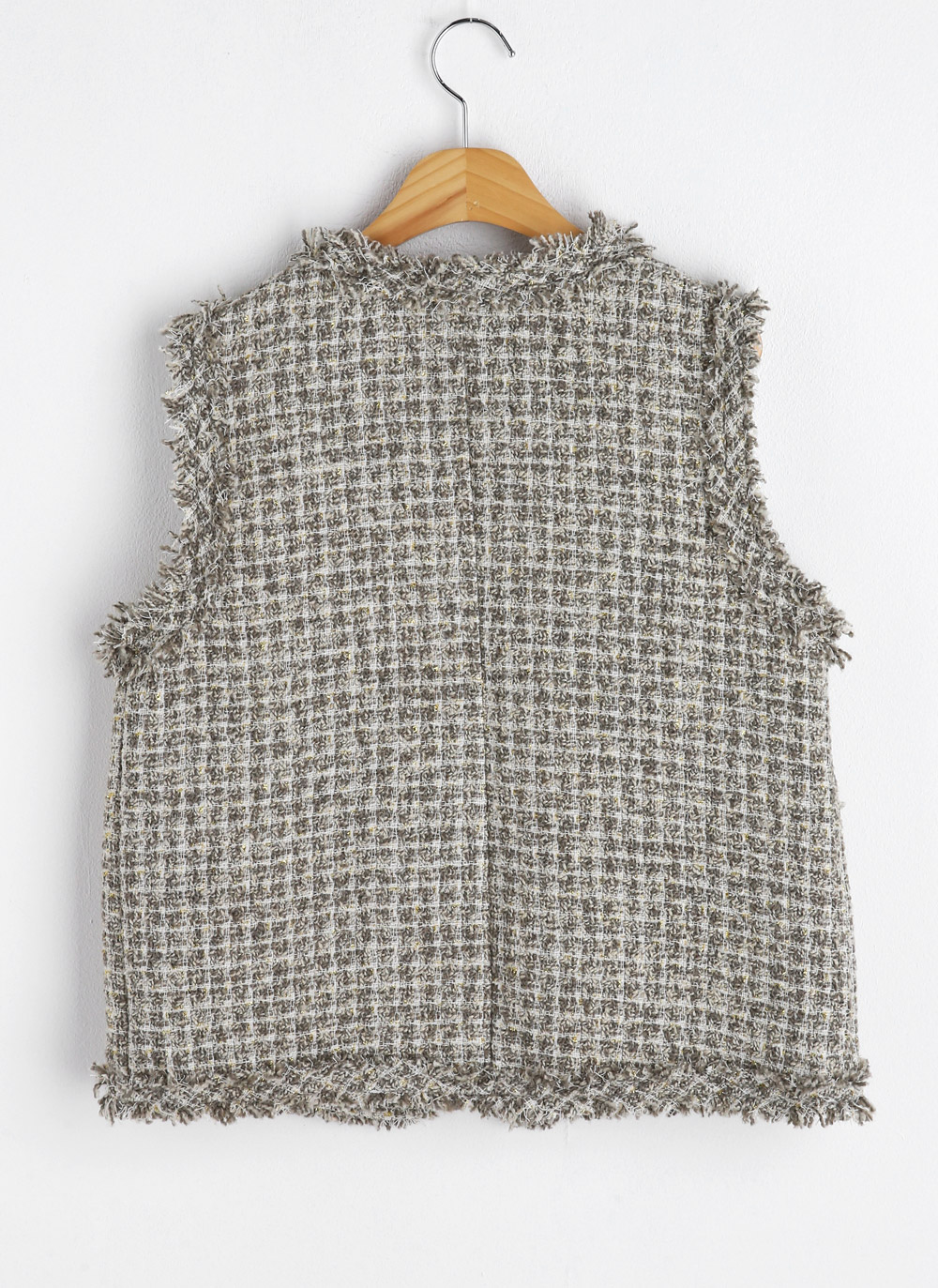 マルチボタンツイードベスト | DHOLIC | 詳細画像14