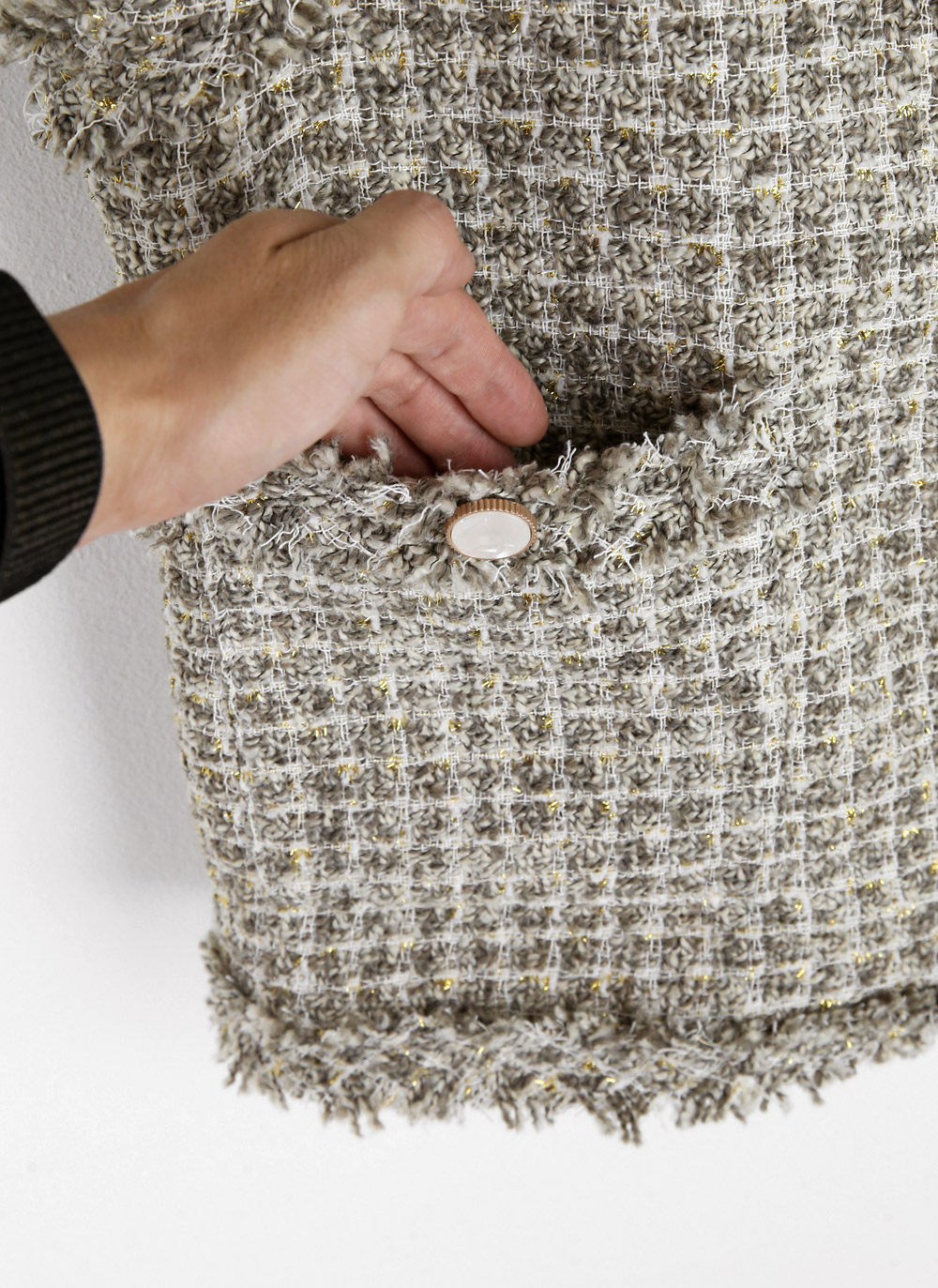 マルチボタンツイードベスト | DHOLIC | 詳細画像17