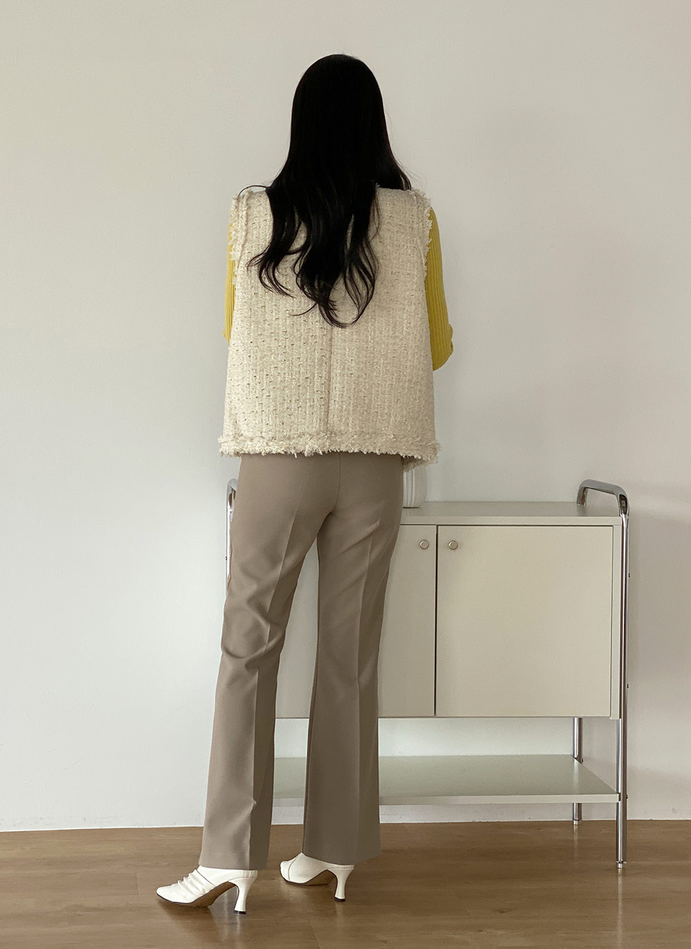 マルチボタンツイードベスト | DHOLIC | 詳細画像5