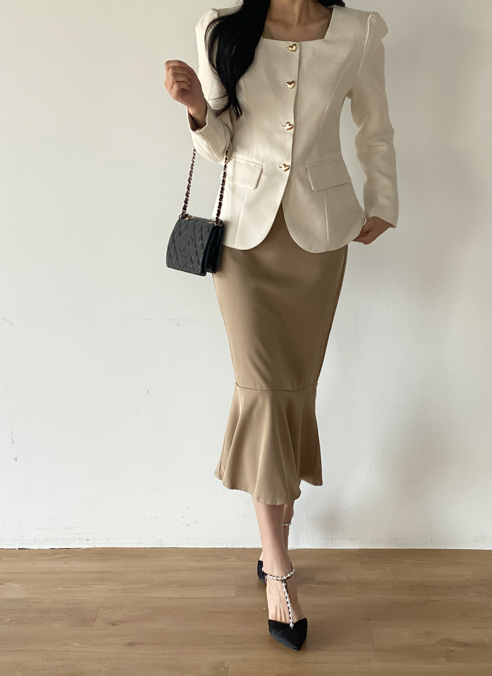 ツイードハートボタンジャケット | DHOLIC | 詳細画像14