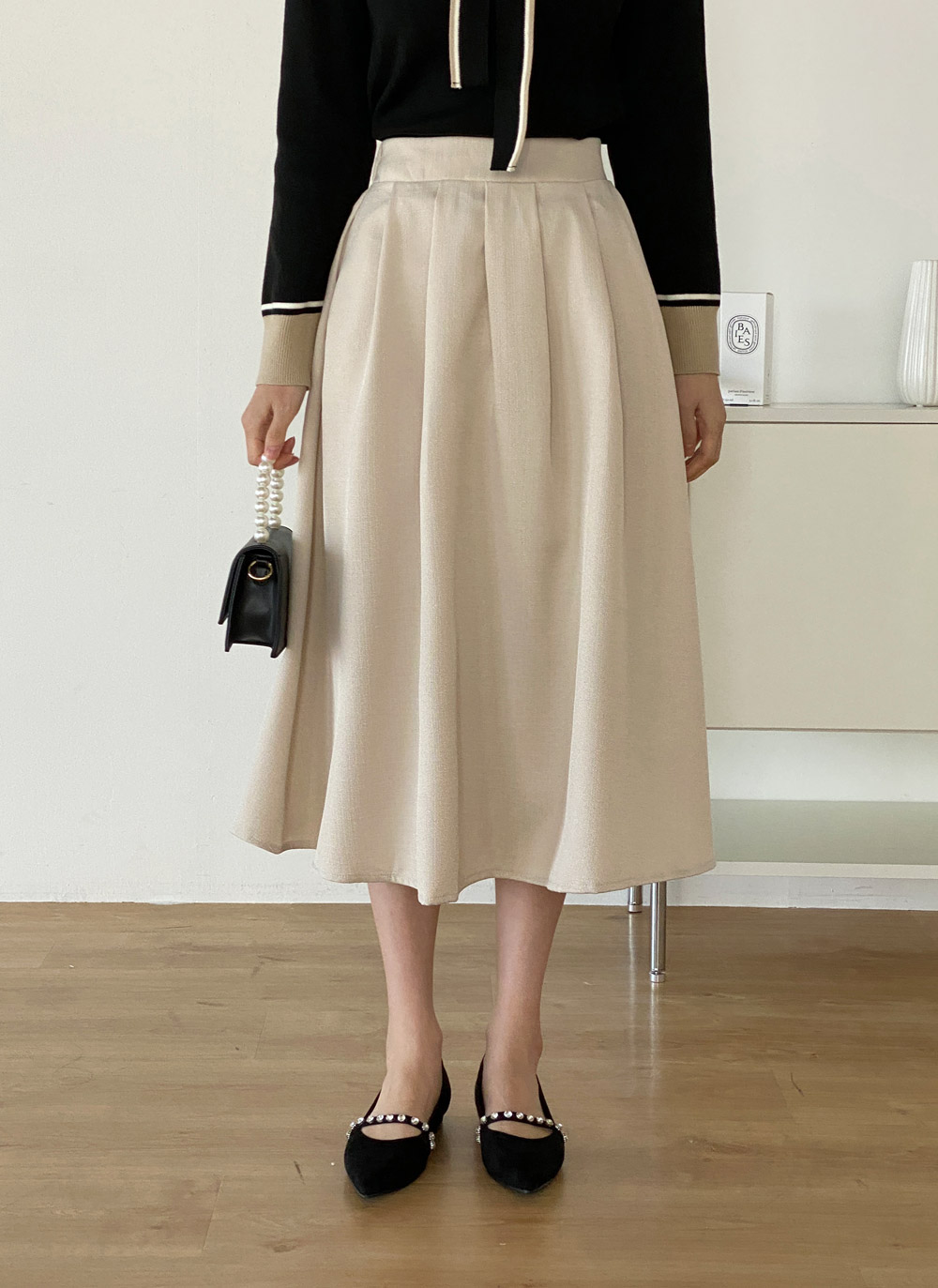 ツイードスクエアボタンジャケット&フレアスカートSET | DHOLIC | 詳細画像15