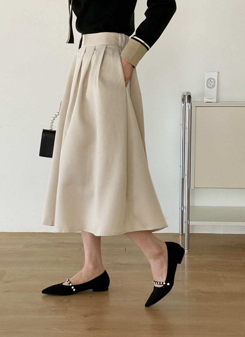 ツイードスクエアボタンジャケット&フレアスカートSET | DHOLIC | 詳細画像16