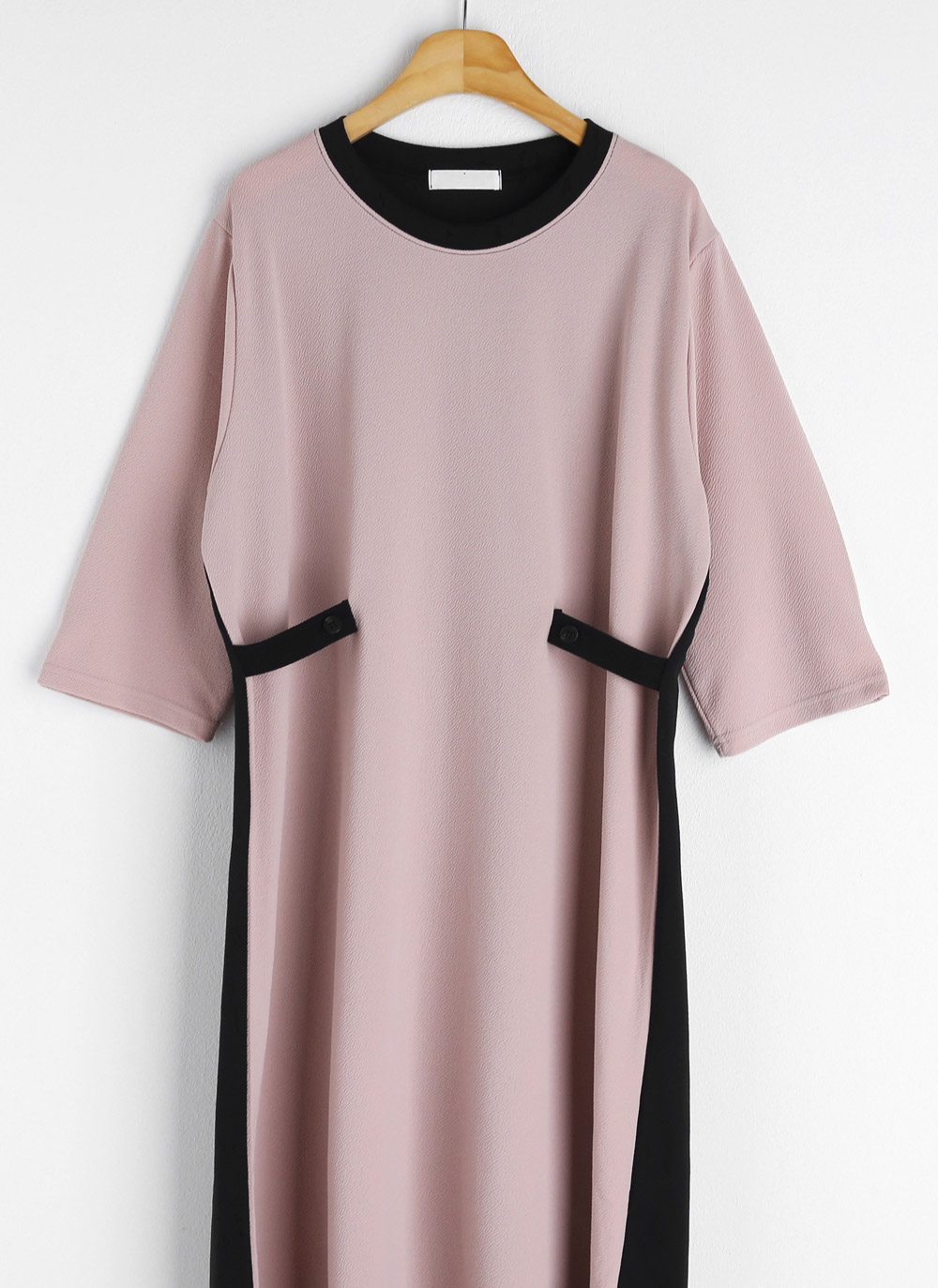 ウエストストラップ配色ワンピース | DHOLIC | 詳細画像16