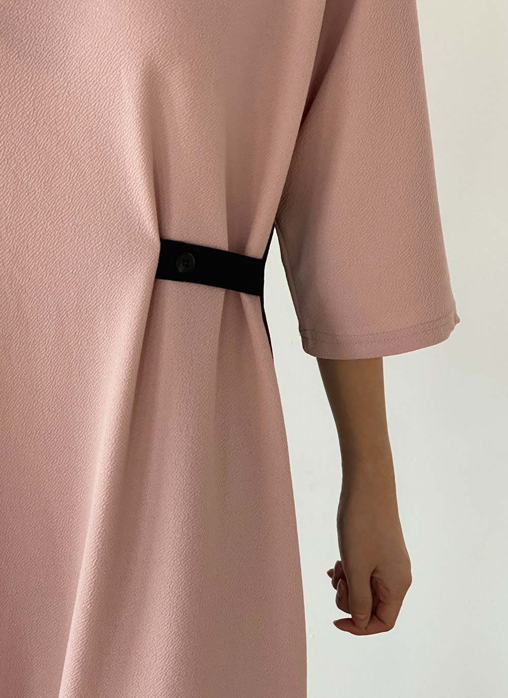 ウエストストラップ配色ワンピース | DHOLIC | 詳細画像12