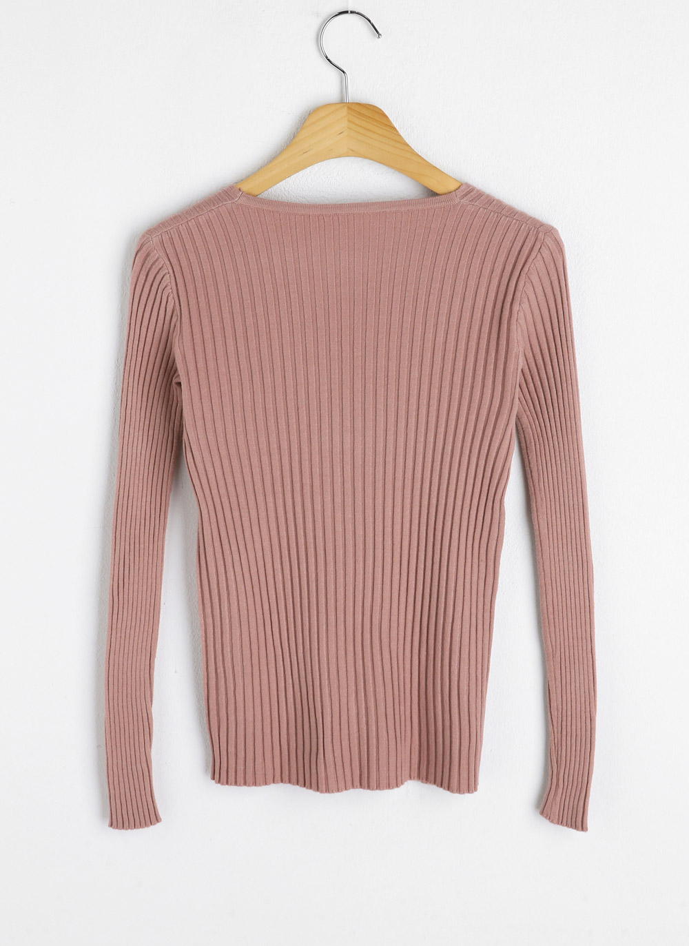 Vネックリブ長袖ニット | DHOLIC | 詳細画像24