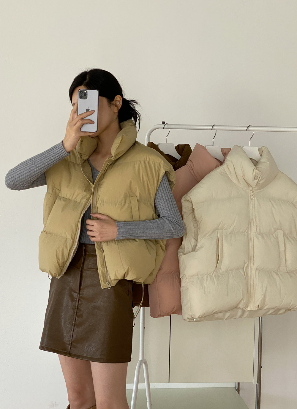 Vネックリブ長袖ニット | DHOLIC | 詳細画像13