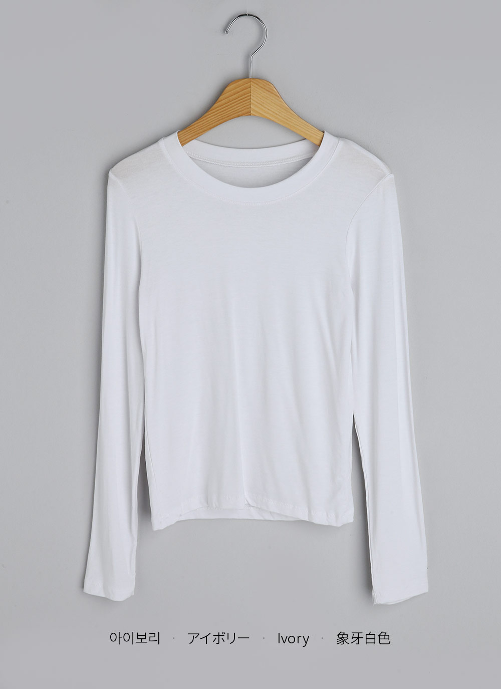 ラウンドクロップドタイトTシャツ | DHOLIC | 詳細画像23