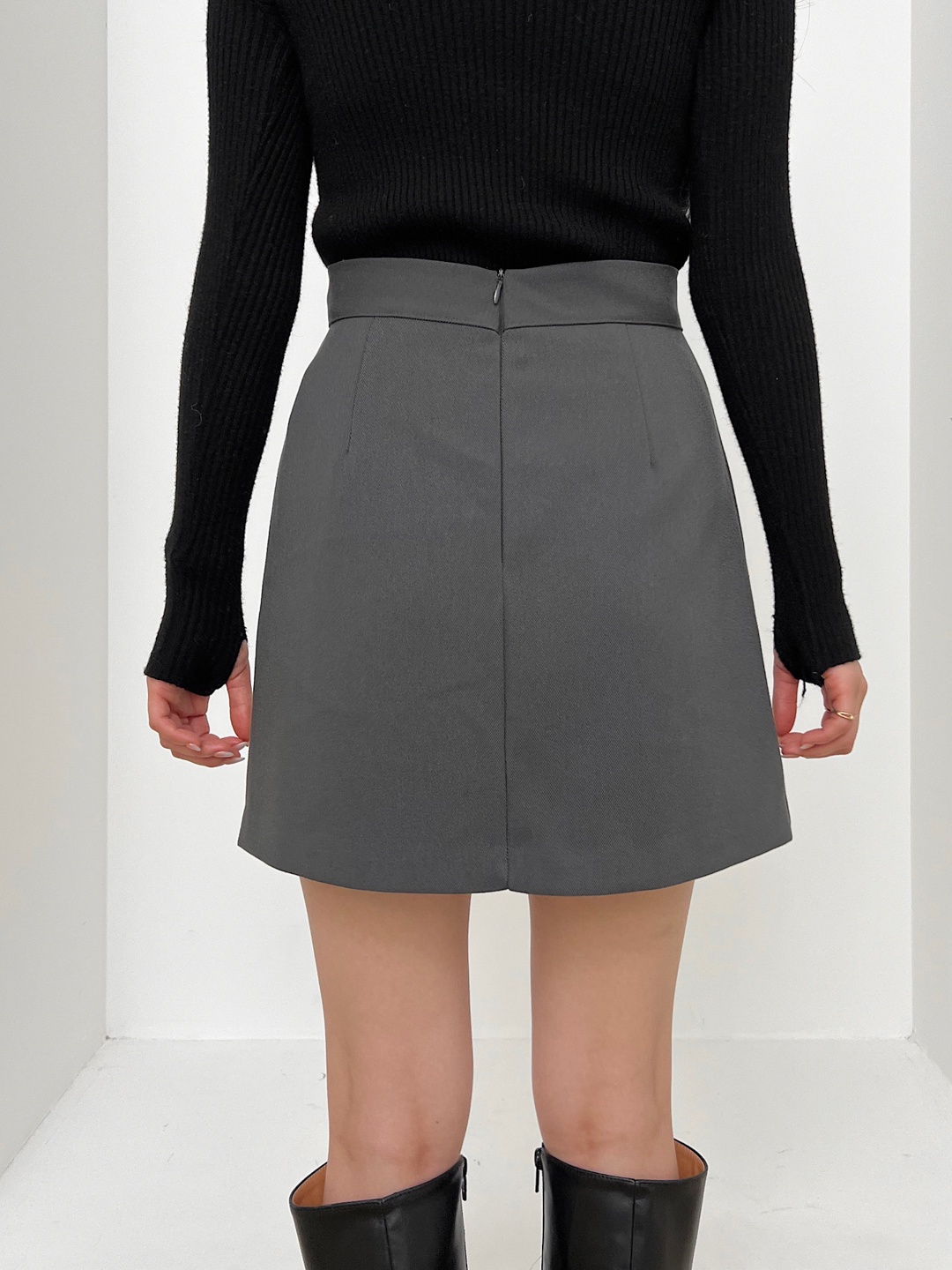 ダーツ台形ミニスカート | 詳細画像6