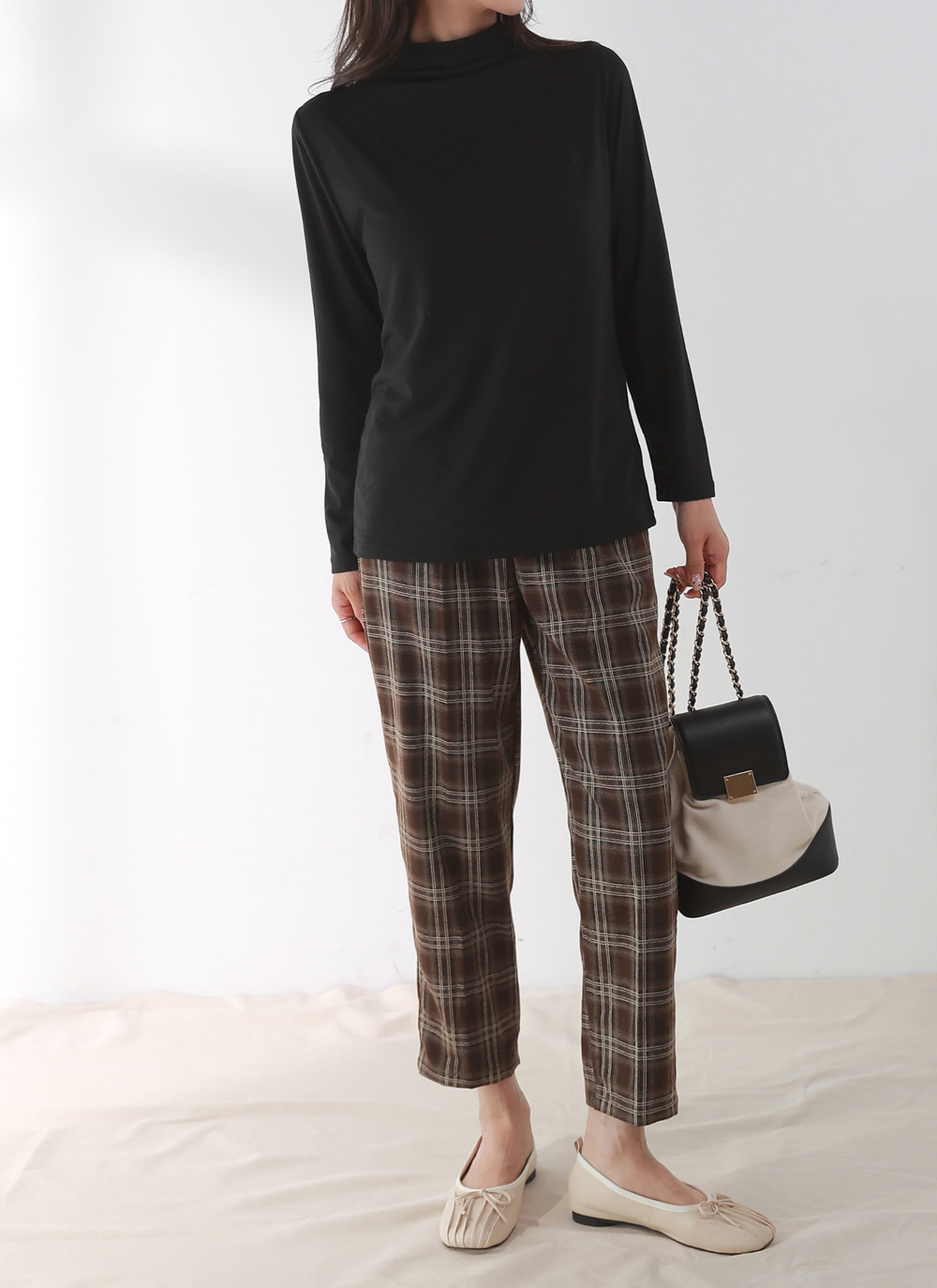 ハイウエストチェックスラックス | DHOLIC | 詳細画像18