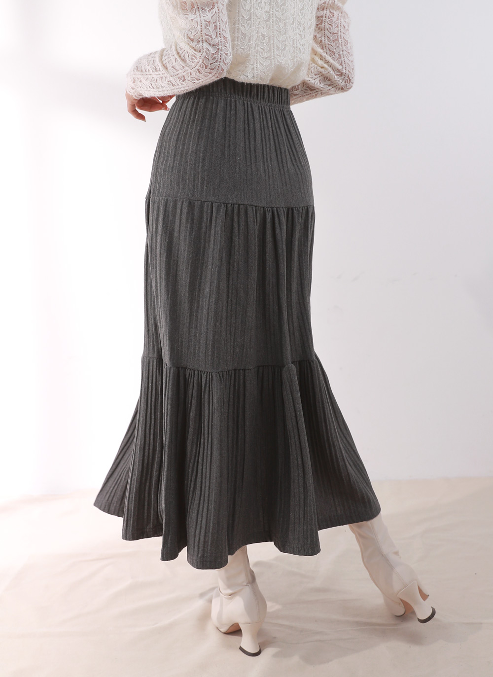 ティアードプリーツスカート | DHOLIC | 詳細画像4