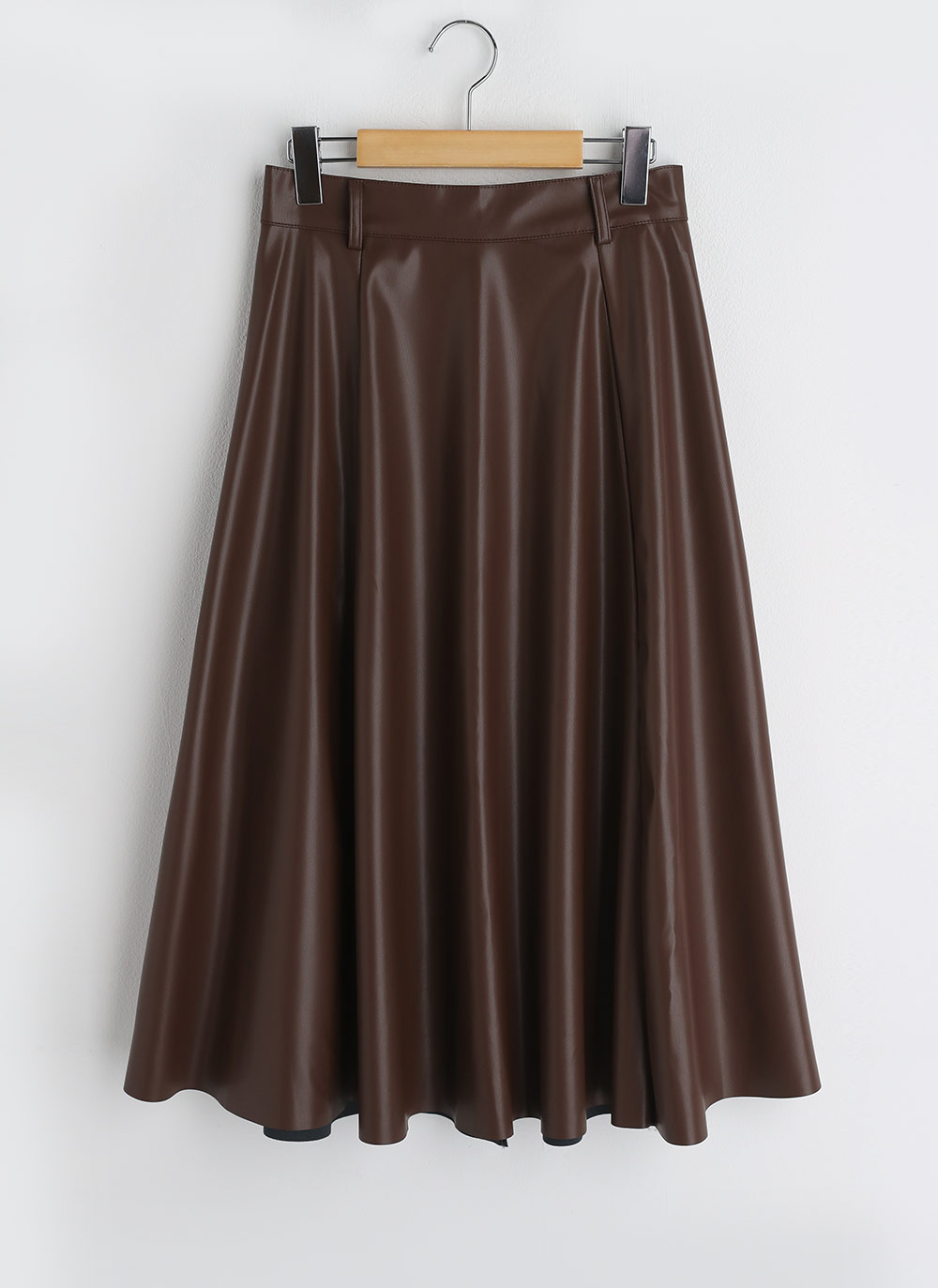 ベルト付レザー調フレアスカート | DHOLIC | 詳細画像14