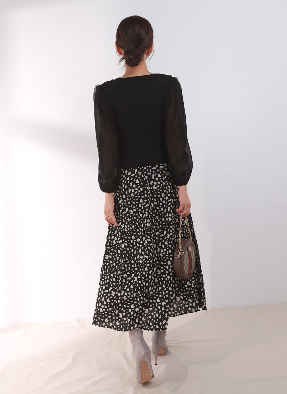 レオパードフレアイージースカート | DHOLIC | 詳細画像5