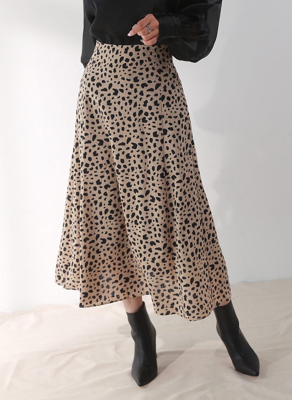 レオパードフレアイージースカート | DHOLIC | 詳細画像10