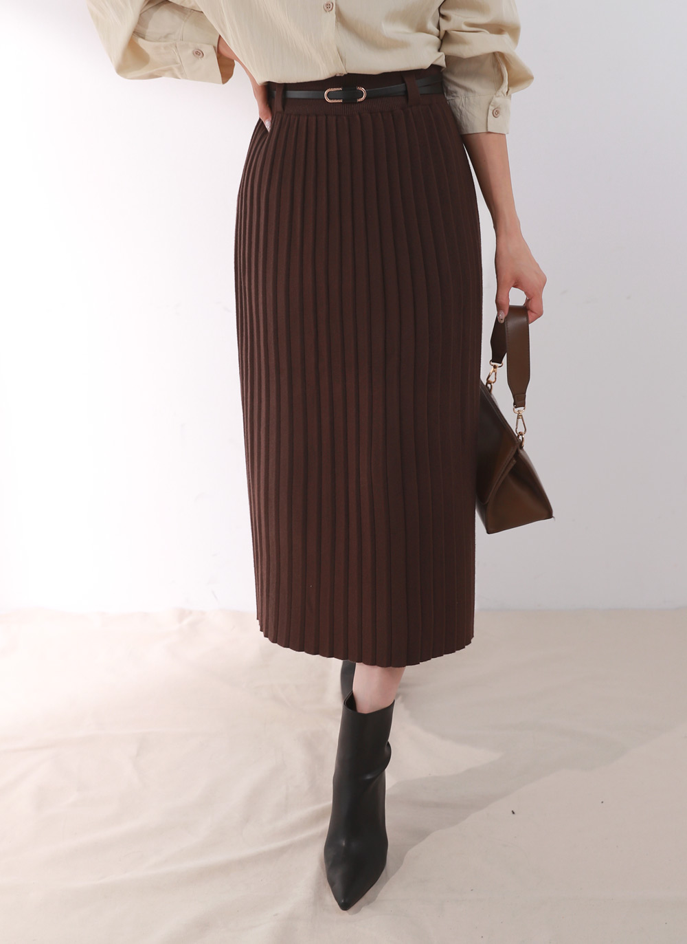 Brunello Cucinelli 薄手ウールのプリーツスカート Brunello Cucinelli 薄手ウールのプリーツスカート