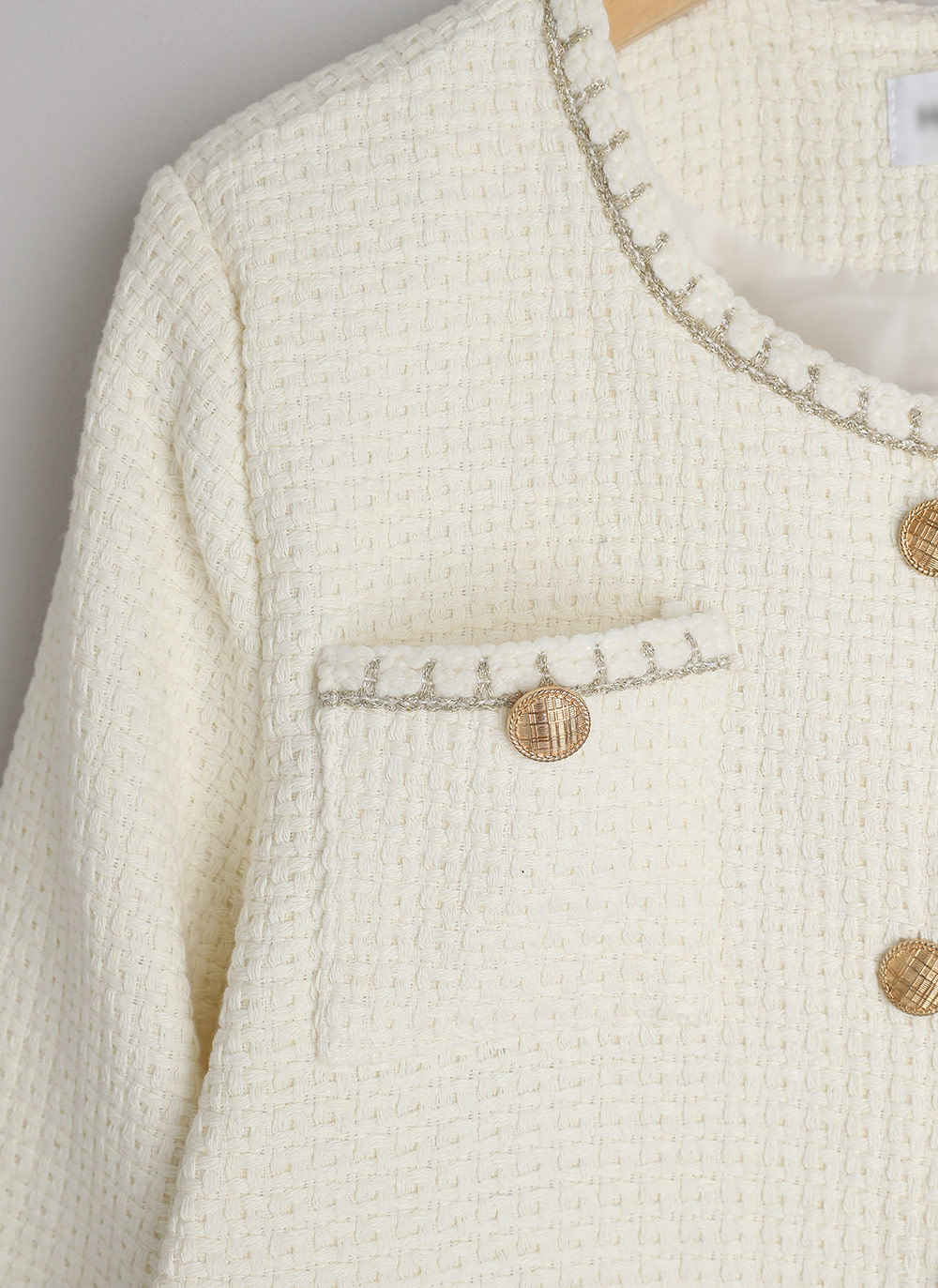 ゴールドボタンポケットツイードジャケット | DHOLIC | 詳細画像18