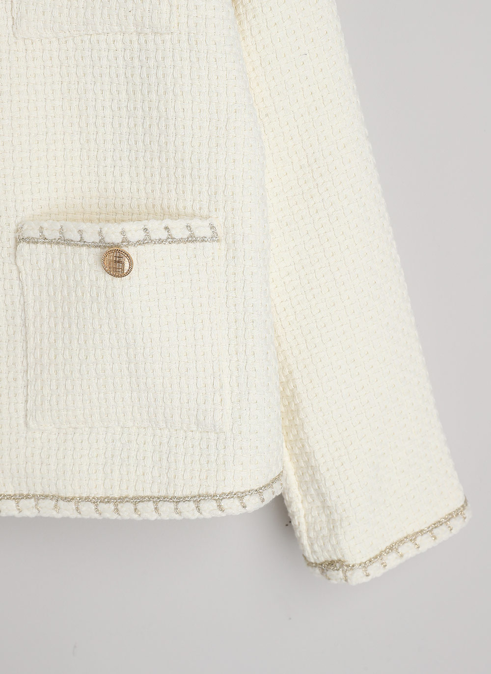 ゴールドボタンポケットツイードジャケット | DHOLIC | 詳細画像19