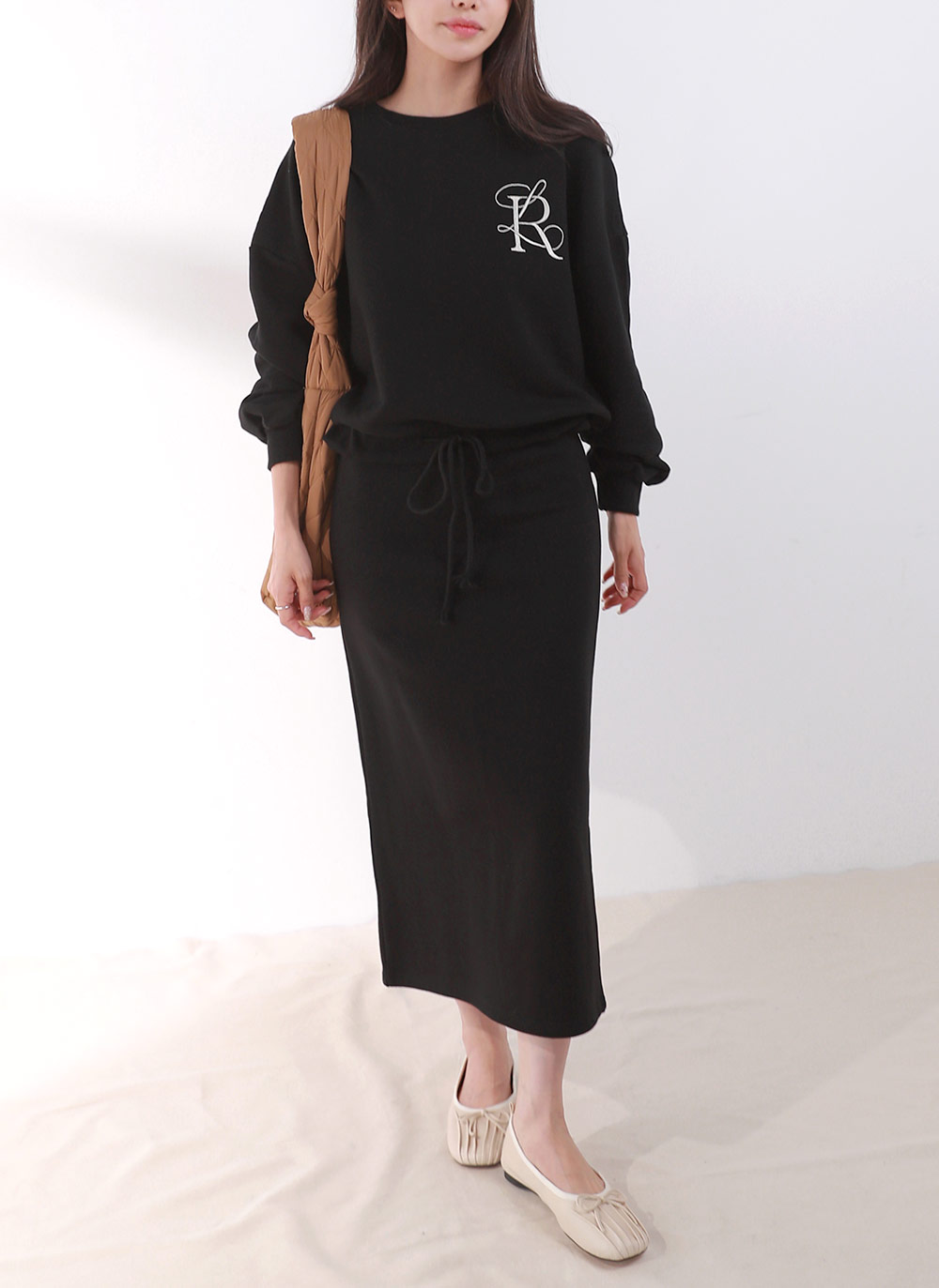 ストリングR刺繍スウェット&スカートSET | DHOLIC | 詳細画像4