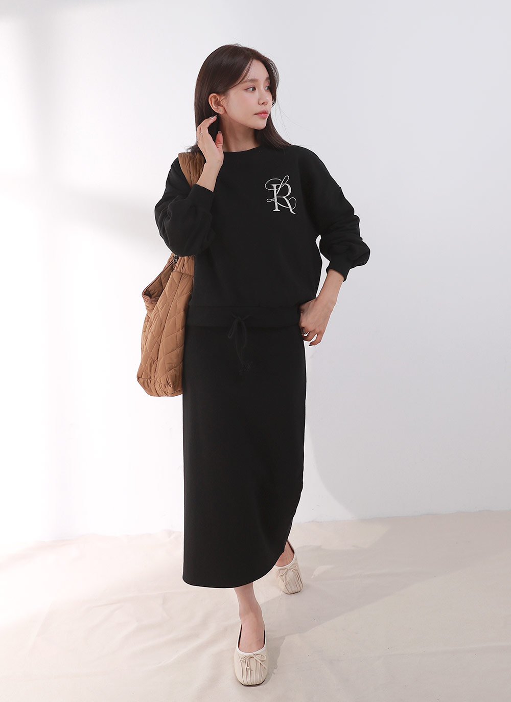 ストリングR刺繍スウェット&スカートSET | DHOLIC | 詳細画像7