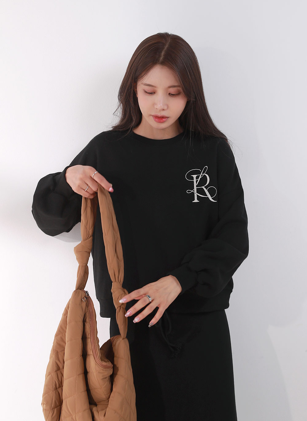 ストリングR刺繍スウェット&スカートSET | DHOLIC | 詳細画像8