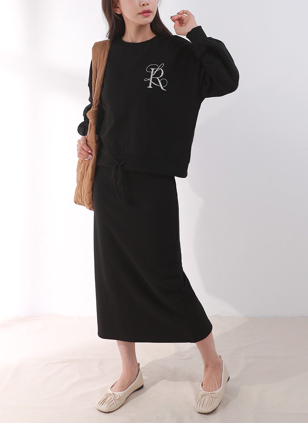 ストリングR刺繍スウェット&スカートSET | DHOLIC | 詳細画像9