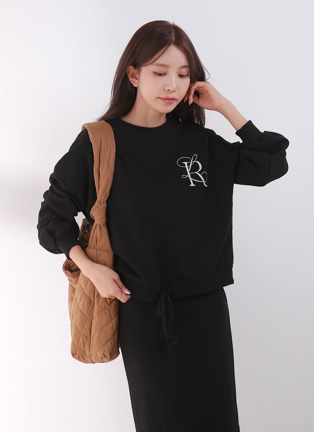 ストリングR刺繍スウェット&スカートSET | DHOLIC | 詳細画像12