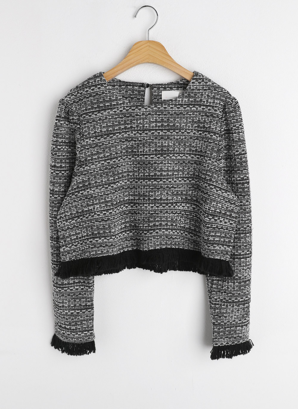 フリンジツイードブラウス&スカートSET | DHOLIC | 詳細画像16