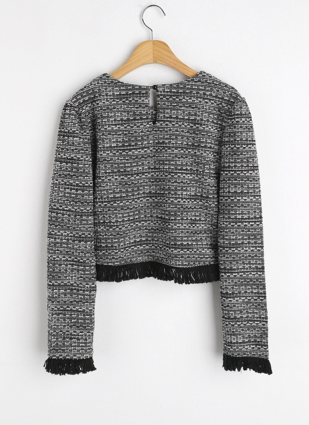 フリンジツイードブラウス&スカートSET | DHOLIC | 詳細画像17