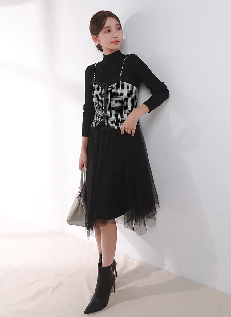 2WAYビスチェ&チュールワンピースSET | DHOLIC | 詳細画像1