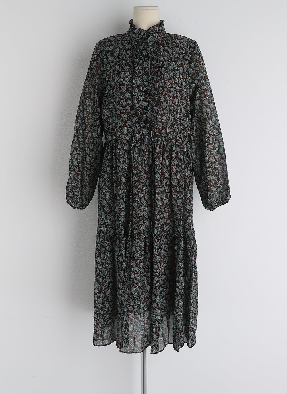 ストリング花柄フリルワンピース | DHOLIC | 詳細画像15