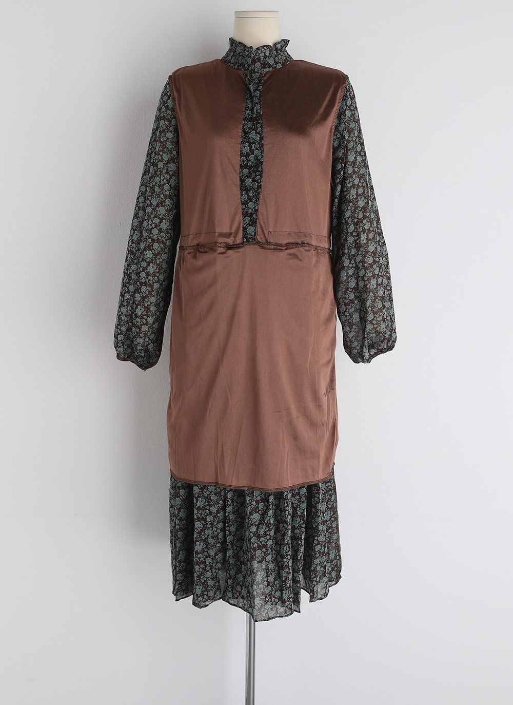 ストリング花柄フリルワンピース | DHOLIC | 詳細画像17