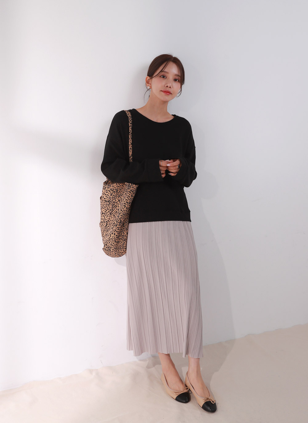 プリーツスウェットワンピース | DHOLIC | 詳細画像3